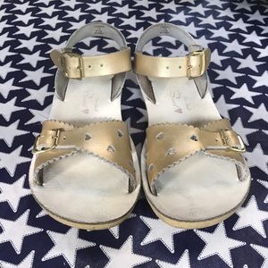 Sun-San Salt Water Sweetheart sandals - Gold